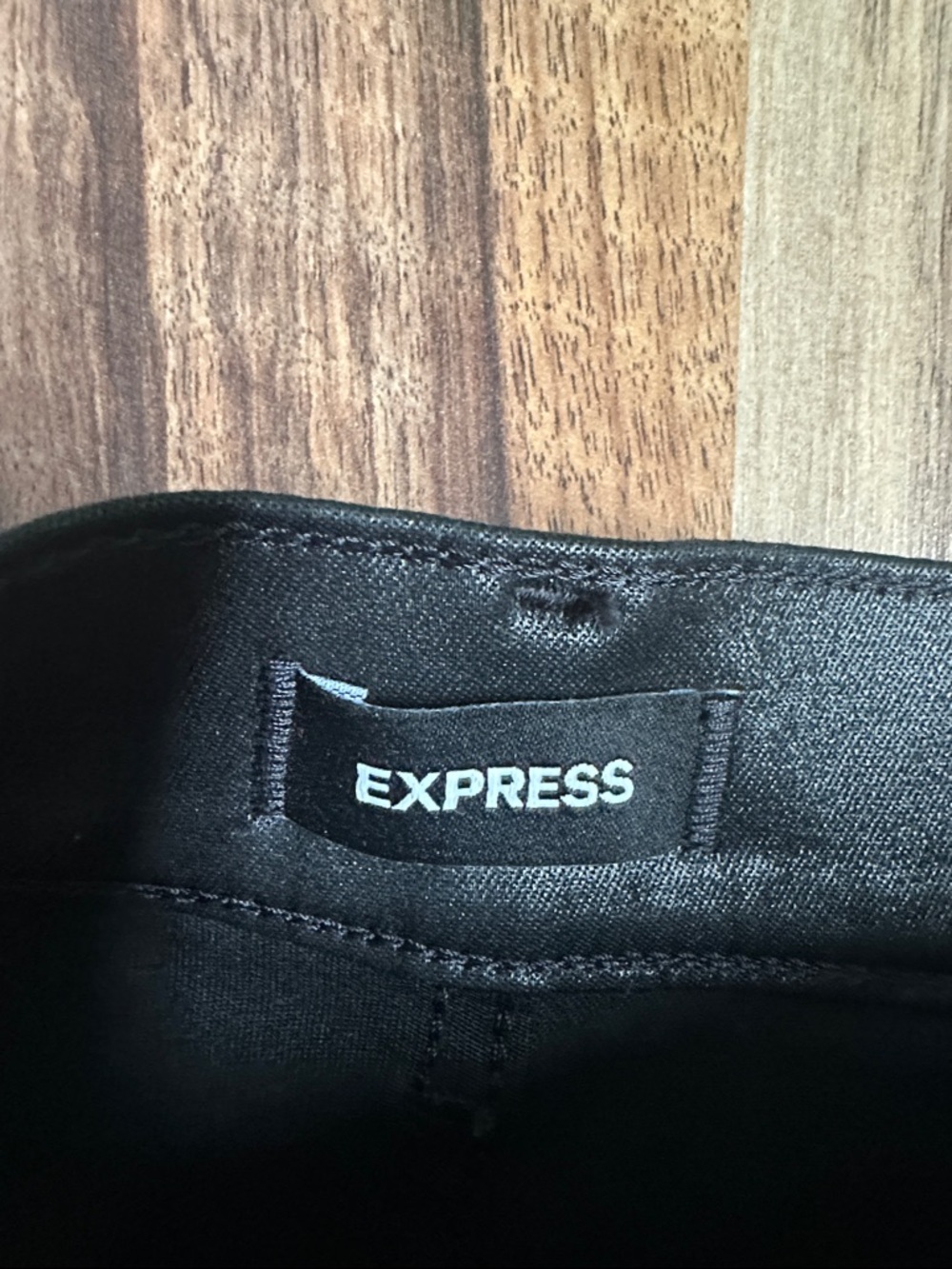 Express Black Coated Skinny Jeans - Picture 5 of 6